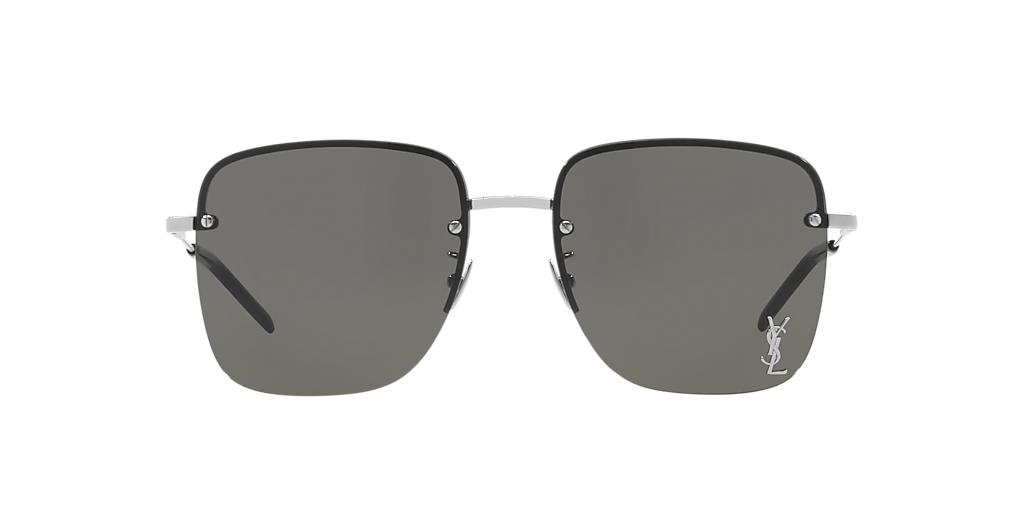 SAINT LAURENT SL 312 M Silver - Women Sunglasses, Grey Lens