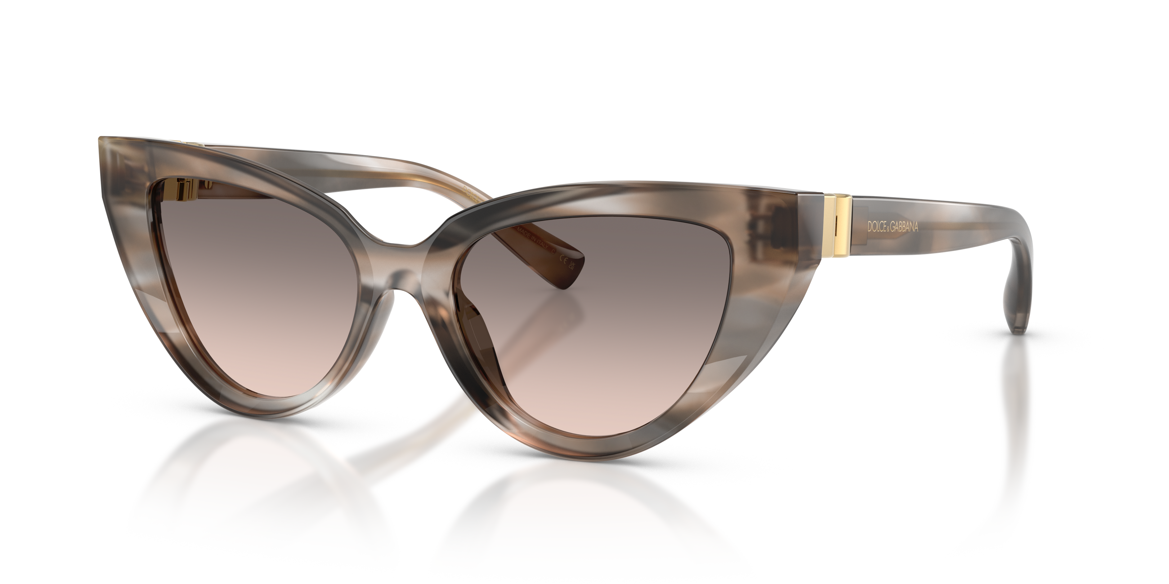 DOLCE&GABBANA 10 CORSO COMO 別注 グレータンクトップ Dolce&Gabbana DG4497 S (52 - 18) with Pink lenses and Grey frame