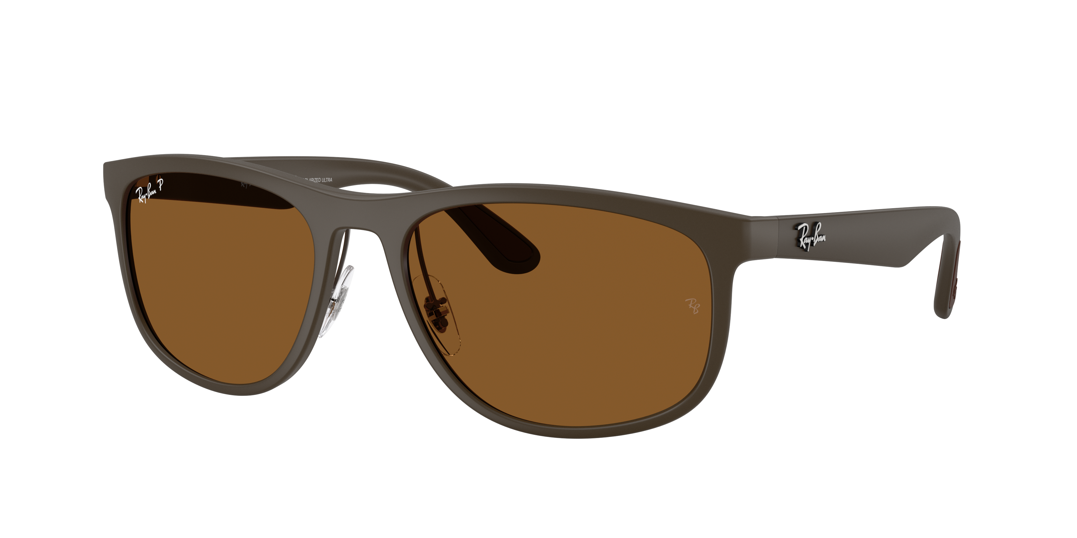 Ray-Ban Unisex Sunglass RB4468 Polarized Lenses -  Frame color: Sand Brown, Lens color: Polarised Bronze