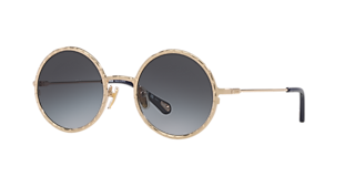 Chloé CH0031S L (56 - 19) with Blue lenses and Orange frame