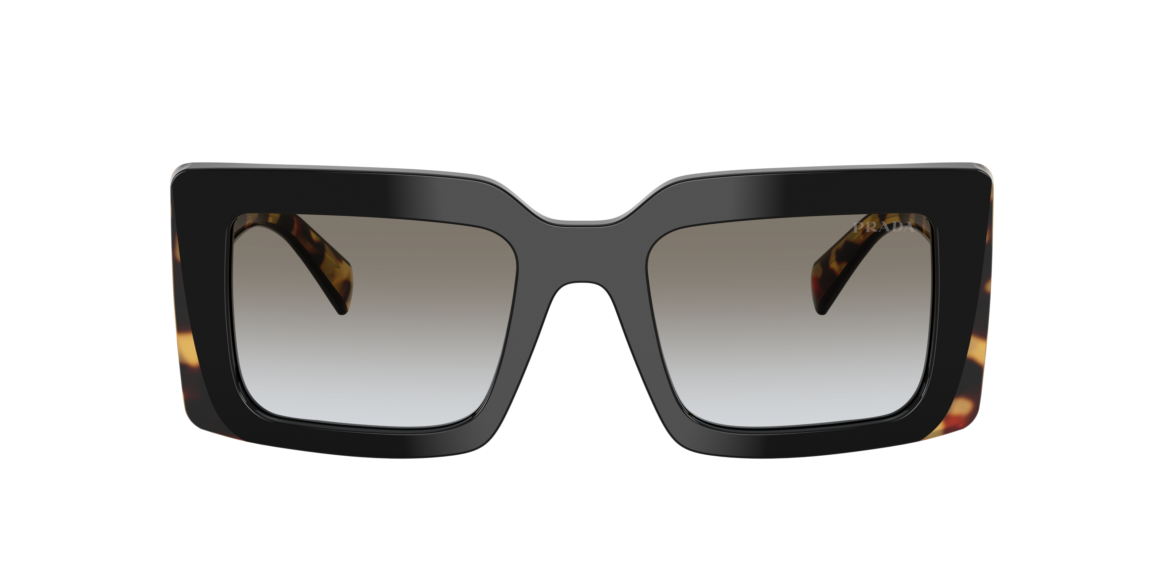 Prada PR D01S M (52 - 21) with Grey lenses and Black frame