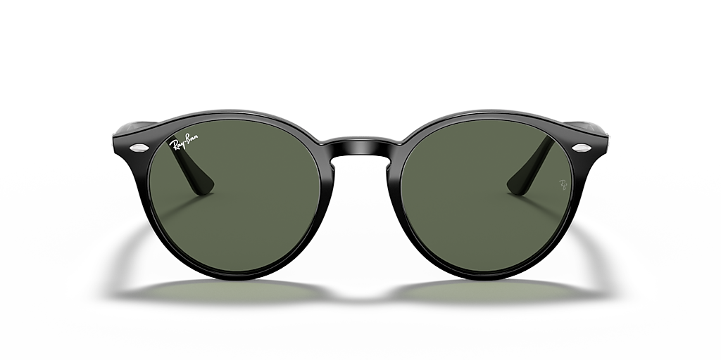 小物 Ray-Ban RB2180-F Ray-Ban RB2180F M (51 - 20) with Green lenses and Black