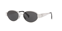 CELINE CL40235U Gold Shiny - Woman Luxury Sunglasses, Green Lens