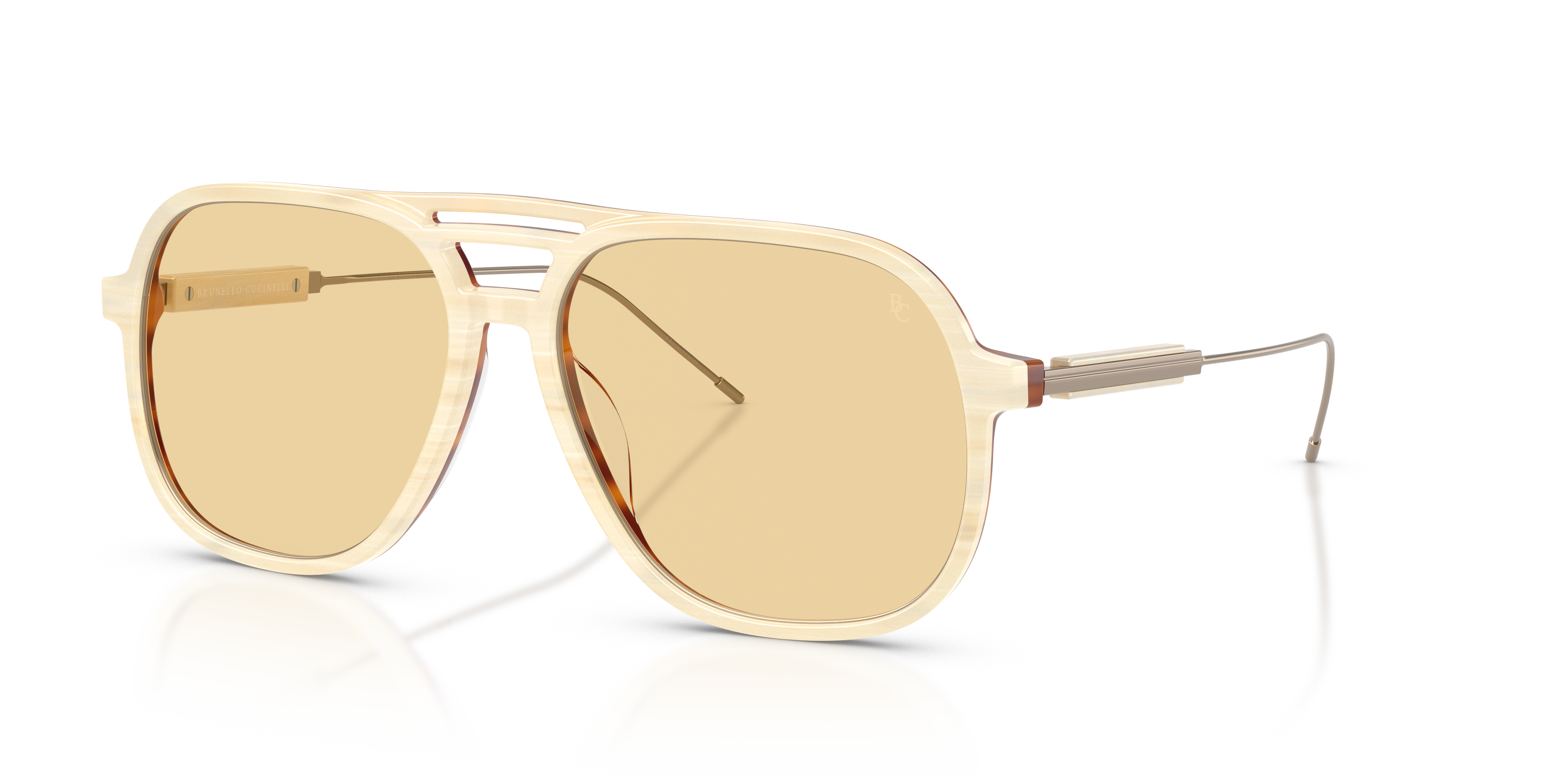 Brunello Cucinelli BC4022S XL (57 - 16) with Yellow lenses and
