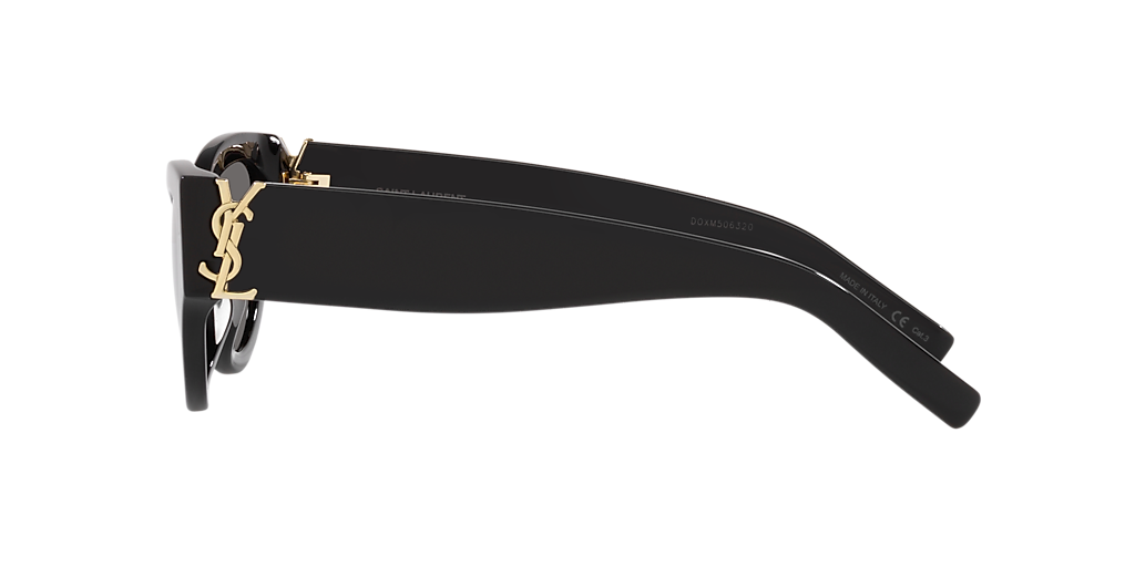 SAINT LAURENT ヘヘオフントゥスライト 776917DWE00 2023 Saint Laurent SL M94 S (53 - 20) with Grey lenses and Black