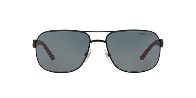 Polo Ralph Lauren PH3093 62 Grau & Gunmetal dunkel matt Sunglasses 