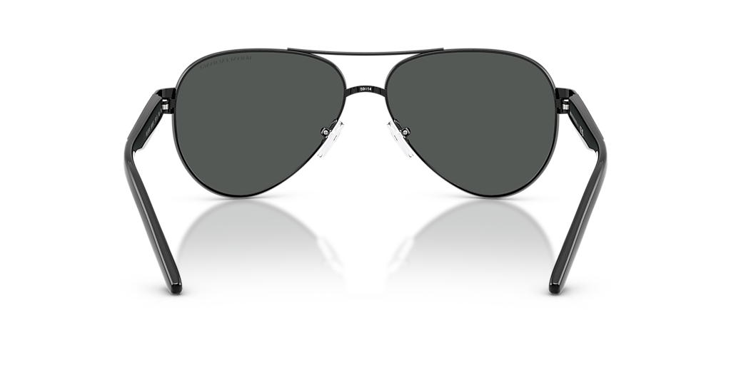 ARMANI EXCHANGE AX2034S Shiny Black - Men Sunglasses, Grey Lens