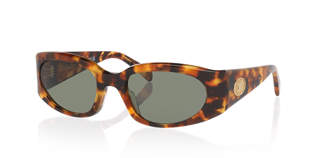 Celine Celine Defile CL40347U L (57 - 21) with Green lenses and