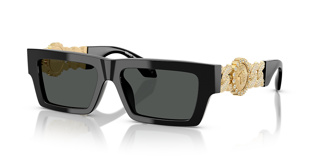 Versace VE4484BU L (54 - 16) with Grey lenses and Black frame