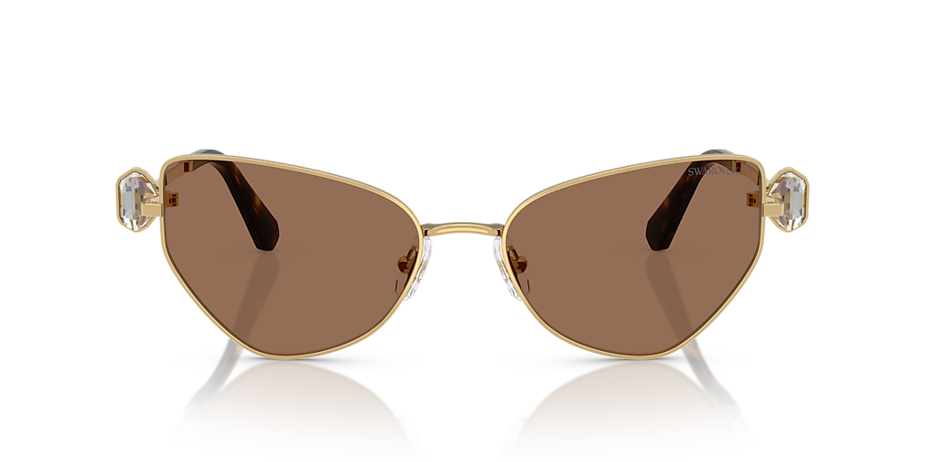 Swarovski SK7003 M (57 - 18) with Brown lenses and Gold