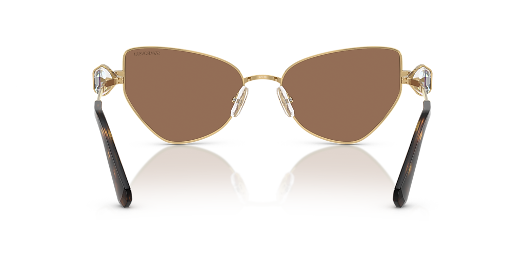Swarovski SK7003 M (57 - 18) with Brown lenses and Gold