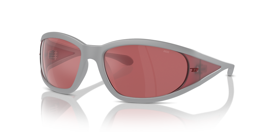 【DIESEL】送料/関税込 0DL3002 GLASSES Women's Rectangular sunglasses in acetate | Black | Diesel