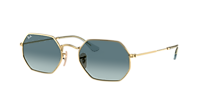 Ray-Ban Octagonal Classic L (53 - 21) with Green lenses and  display picture 2