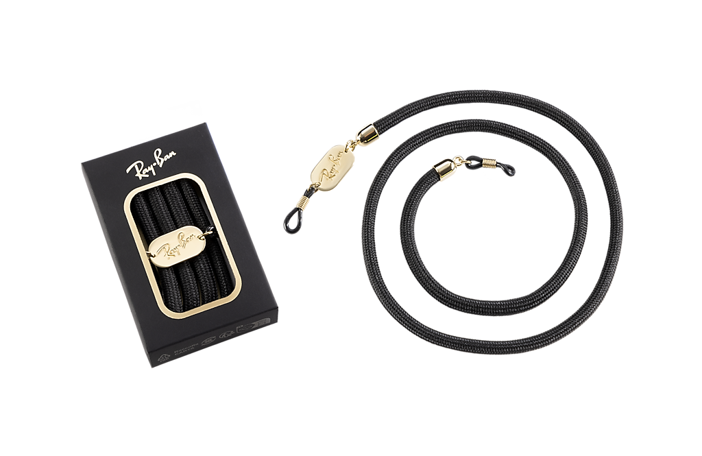 RAY-BAN ARB0003ST Ray-Ban Lanyard Special Edition Black - Unisex Sunglasses, Lens