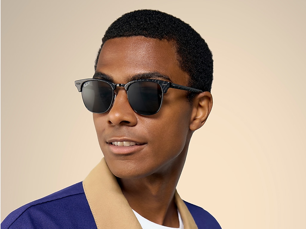 ★専用出品★Rayban RB3016 Clubmaster ブラック Ray-Ban™ Clubmaster RB3016 Square Sunglasses | EyeOns.com
