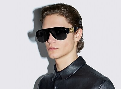 Versace VE4391 01 Dark Grey & Black Sunglasses | Sunglass Hut USA