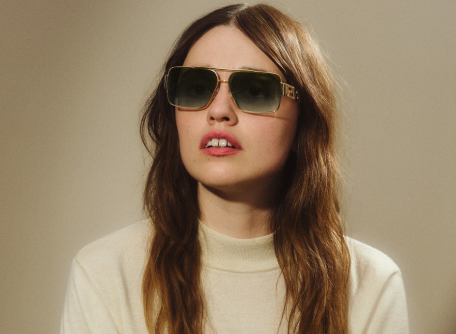 Versace VE2290 XL (61 - 13) with Green lenses and Gold frame