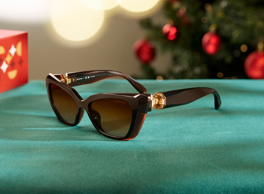 Swarovski SK6047 XS (54 - 17) with Brown lenses and Brown frame