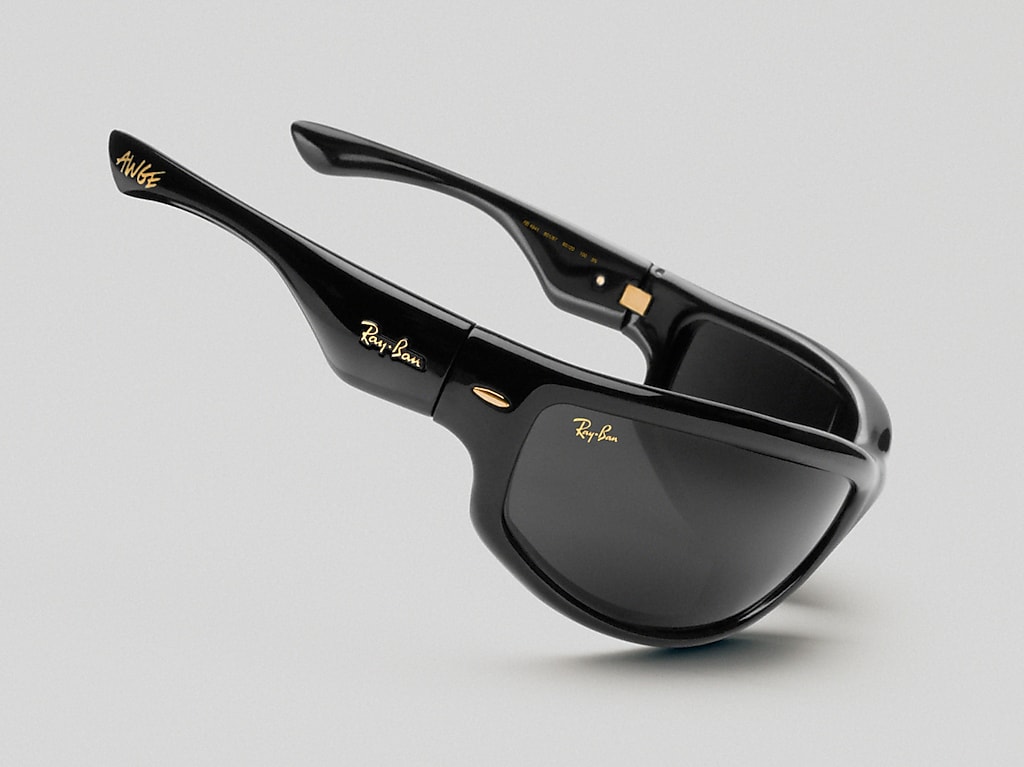 RAY-BAN RB4941 Ultra Wrap 003 Next Generation Collection Black - Unisex Sunglasses, Ultra Black Lens
