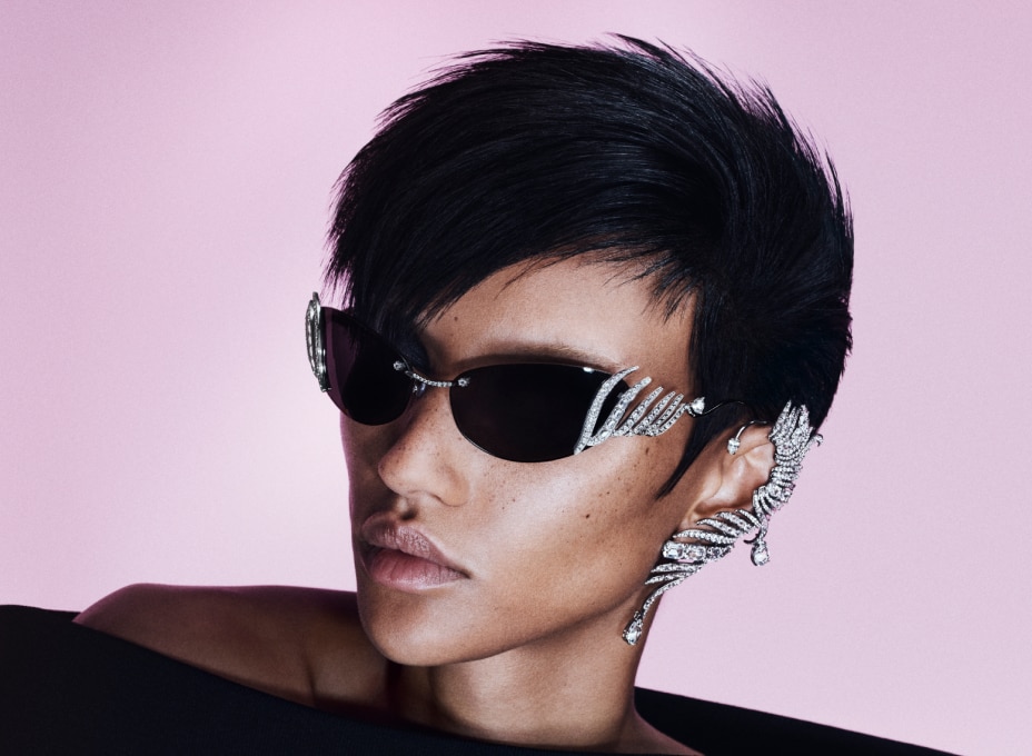 Swarovski SK7041 M (63 - 16) with Grey lenses and Silver frame