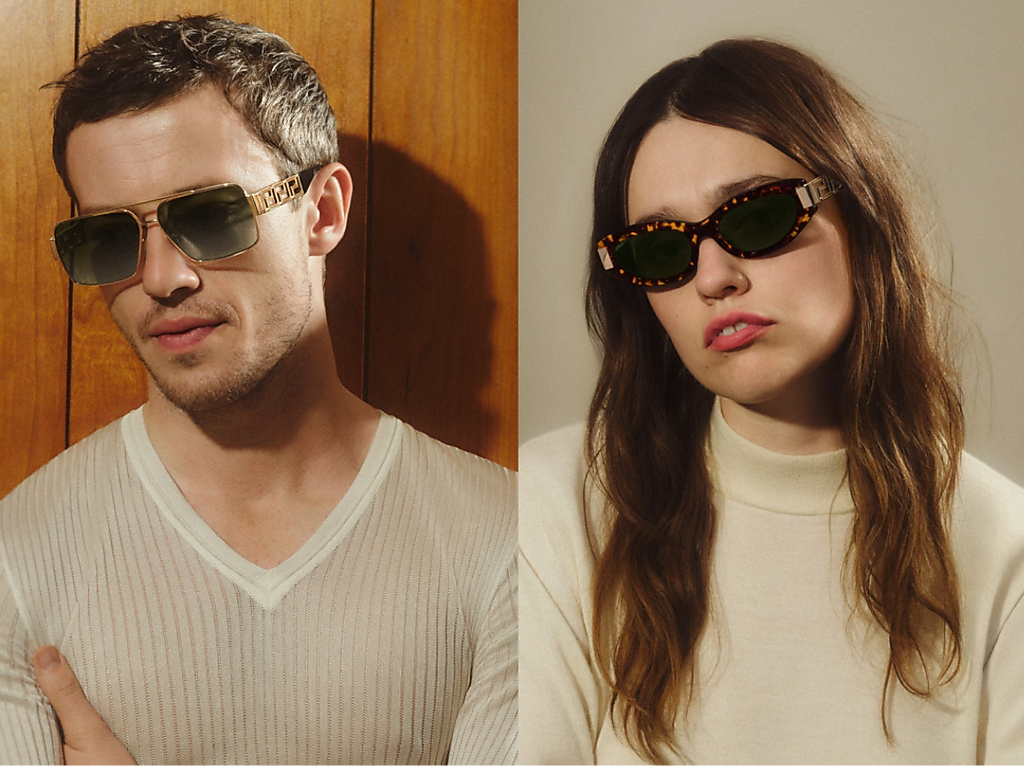 Versace VE4501 XL (54 - 19) with Green lenses and Tortoise frame