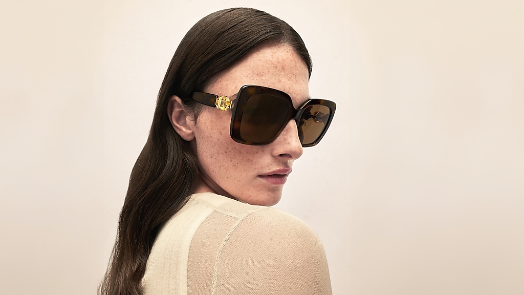 Swarovski SK6001 S (55 - 19) with Brown lenses and Tortoise