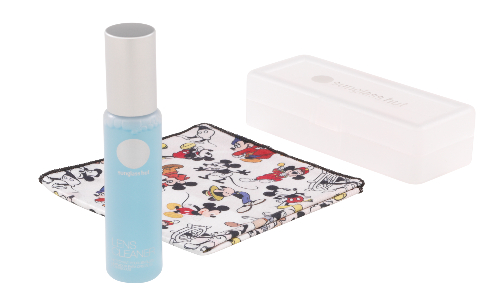 Sunglass Hut Collection Unisex Accessory AHU001ACK Mickey Cleaning Kit -  Frame color: Multicolor, Lens color: White