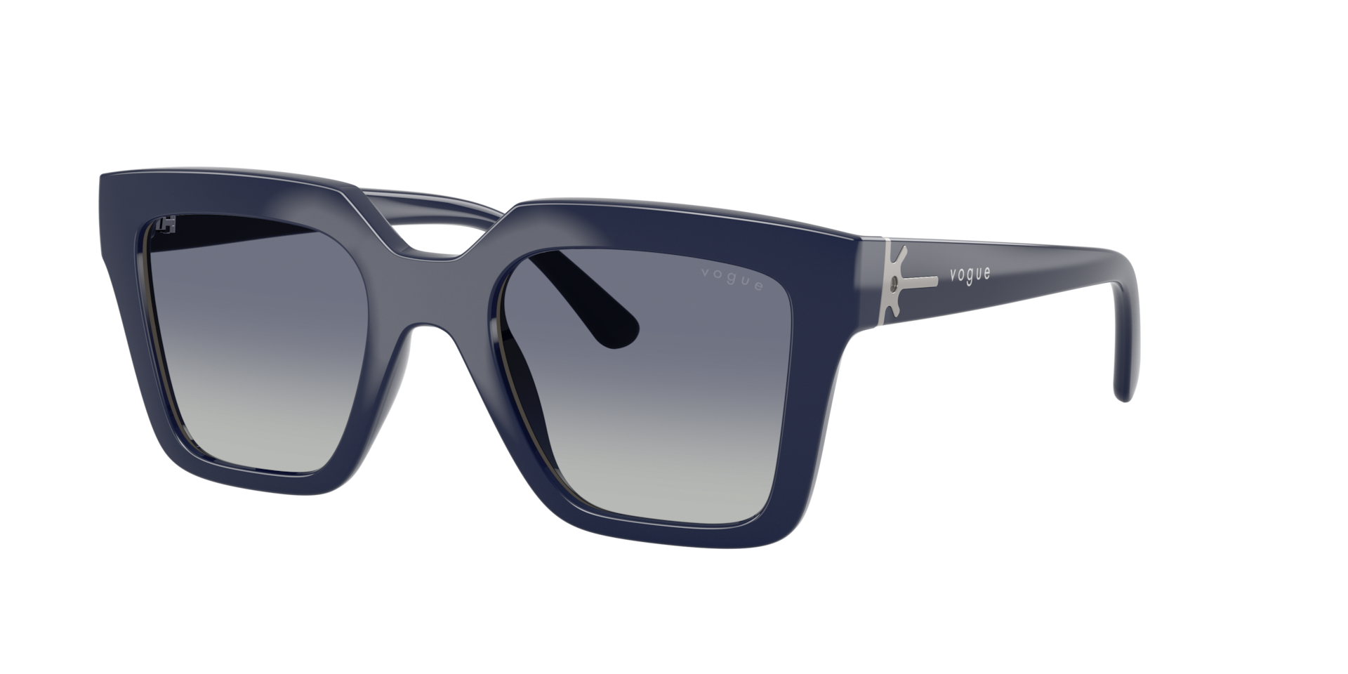 Vogue Eyewear Blue Vo5690s 22884L Woman Sunglasses Nylon Squared Normal Nuanced - Image 2