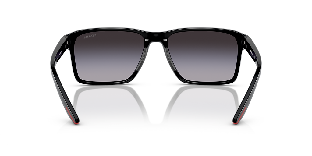 Prada Linea Rossa PS 05YS XXL (58 - 17) with Grey lenses and Black