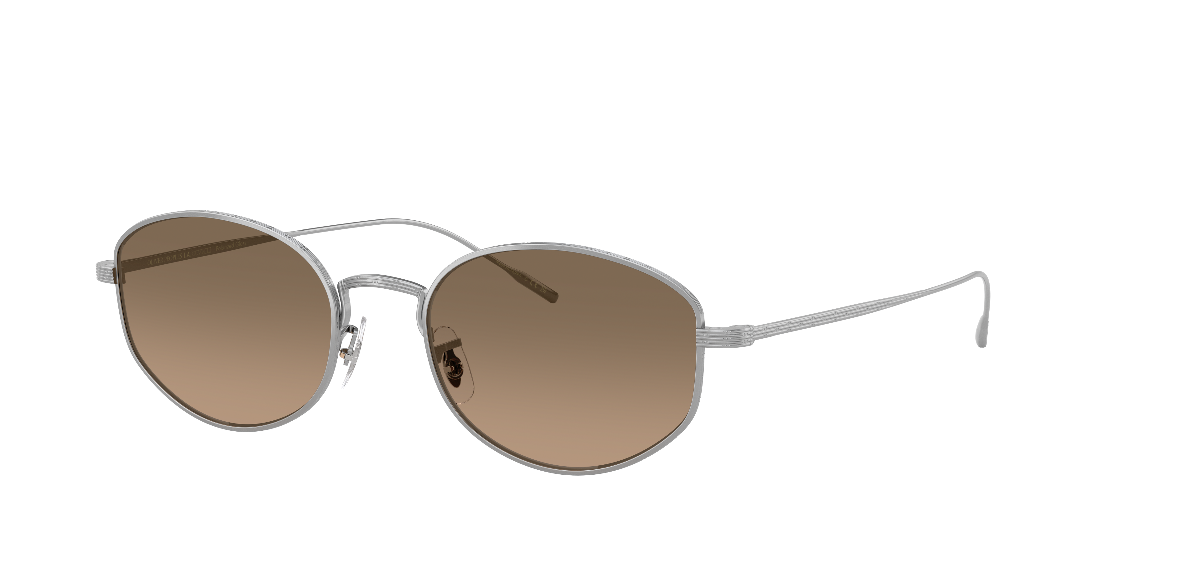 Oliver Peoples Unisex Sunglass OV1347ST Estra -  Frame color: Silver, Lens color: Sandstone Gradient Polarised