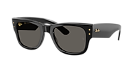 Ray-Ban RB0840SF Mega Wayfarer Blacked Out Collection L (52 - 21