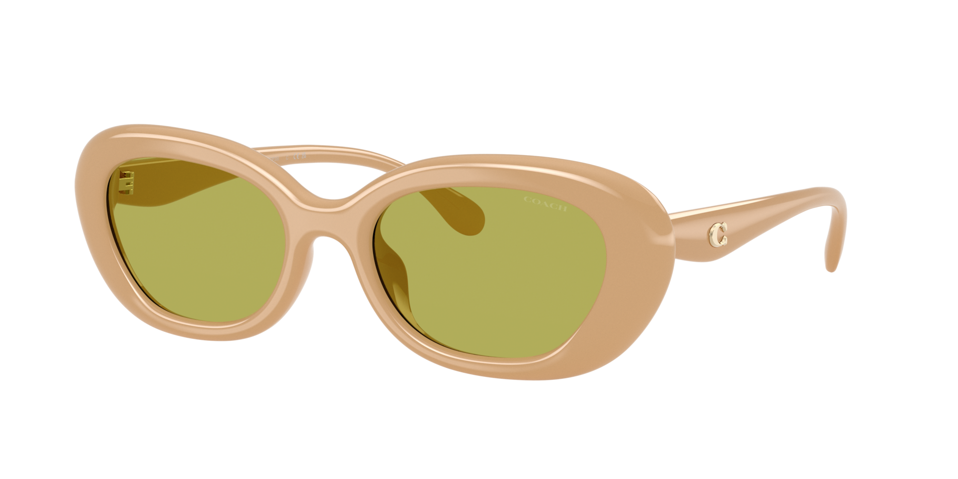Coach Femme Sunglass CDP35 - Couleur du Monture Coquille duf unie Couleur de Lentille Pistachio 136 €