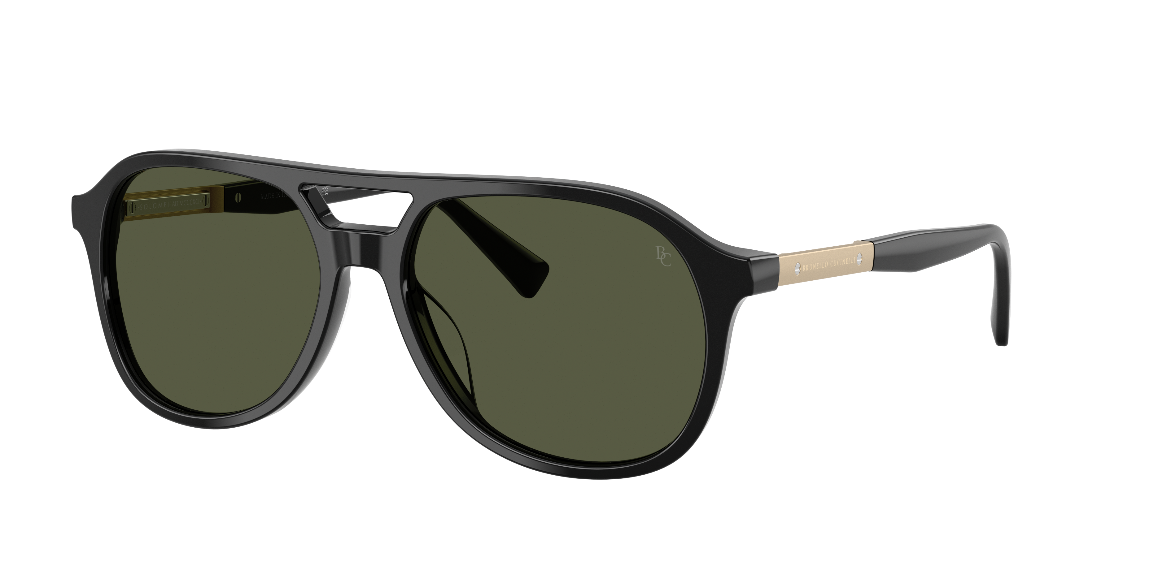 Brunello Cucinelli Man Sunglass BC4025S -  Frame color: Nero, Lens color: Foresta