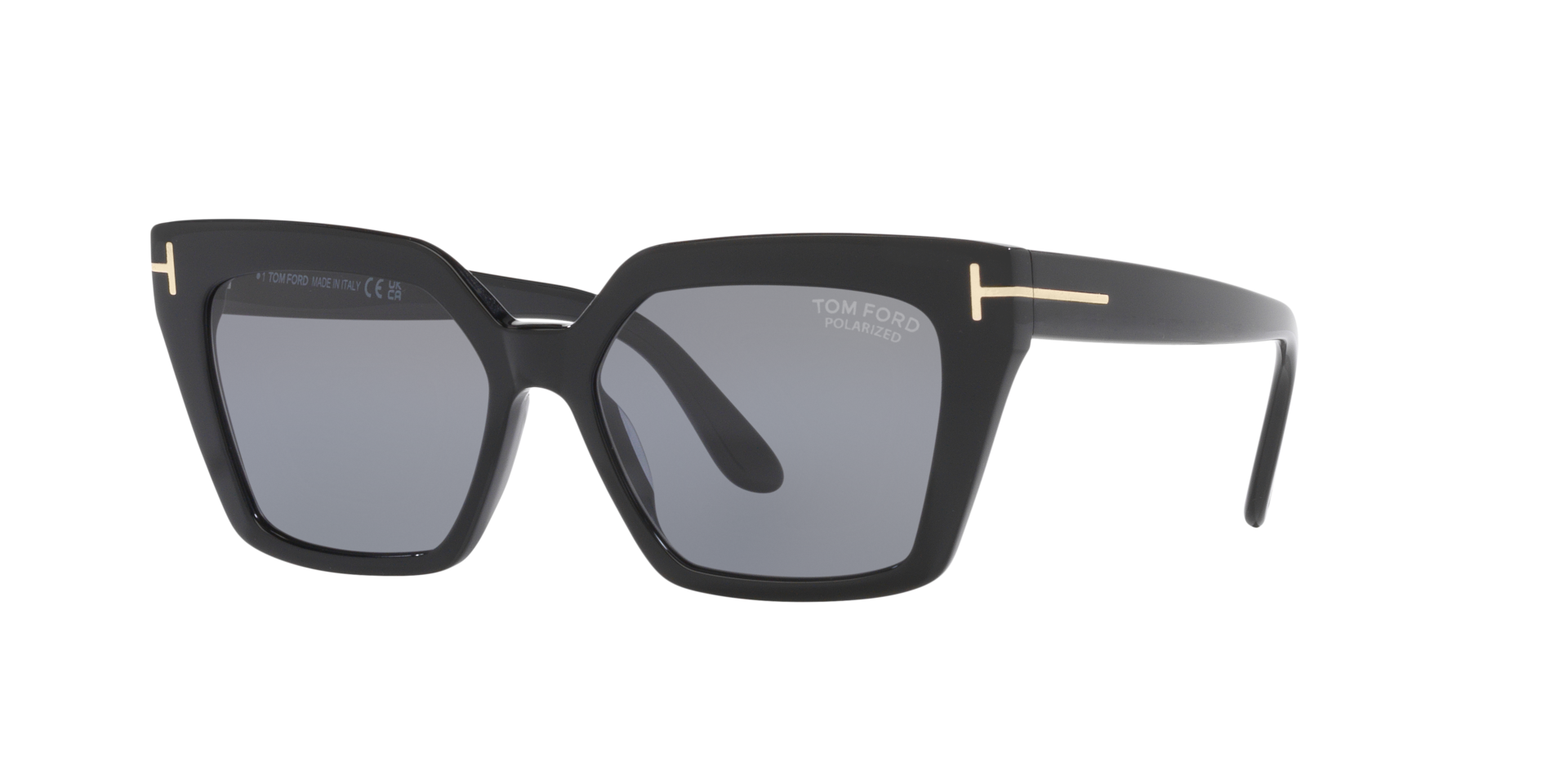 Tom Ford Femme Sunglass Winona - Couleur du Monture Noir brillant Couleur de Lentille Gris Polaris 340 €