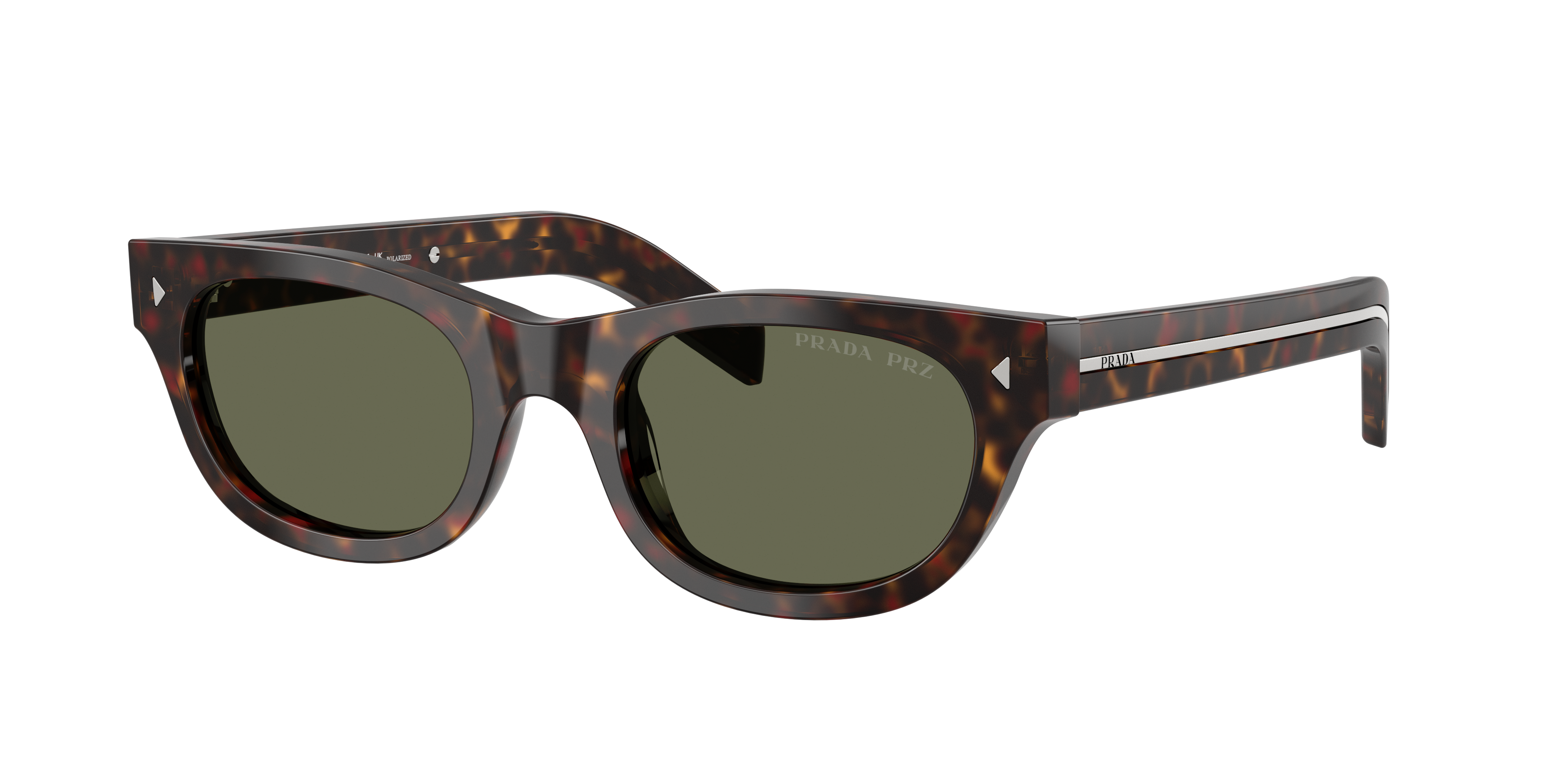 Prada PR C09SF M (52 - 20) with Green lenses and Tortoise frame