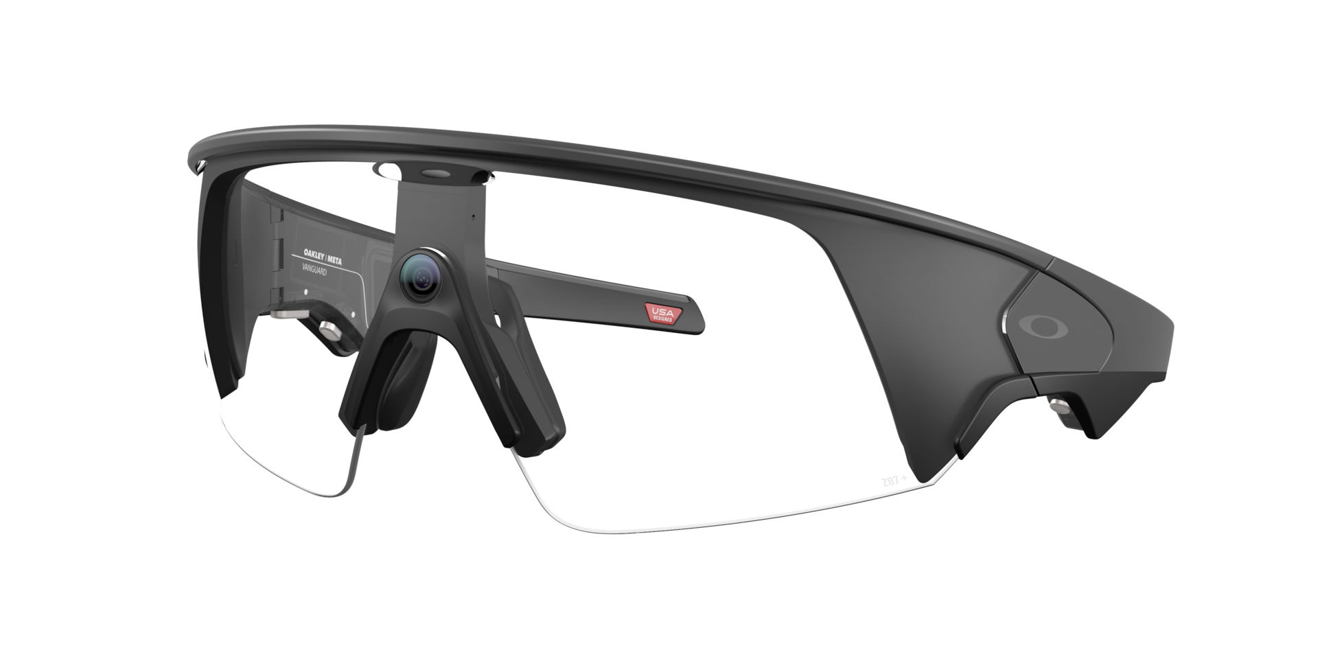 Oakley Unisex Oakley Meta Vanguard - Rahmenfarbe: Schwarz, Linsenfarbe: Klar