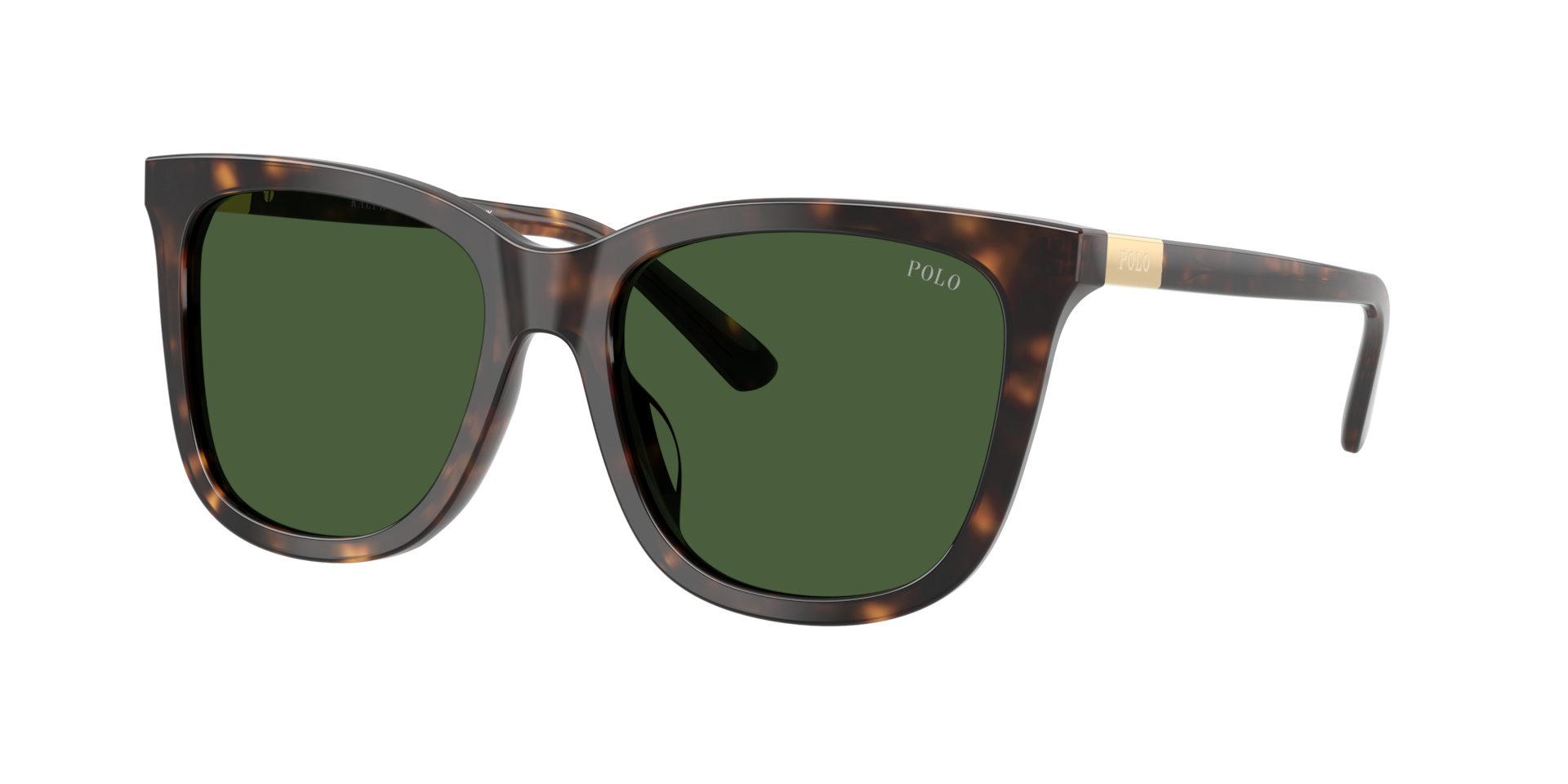 Polo Ralph Lauren Woman Sunglass PH4201U -  Frame color: Shiny Dark Havana, Lens color: Bottle Green