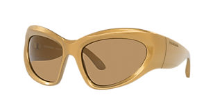 Balenciaga BB0324SK L (55 - 19) with Grey lenses and Black frame