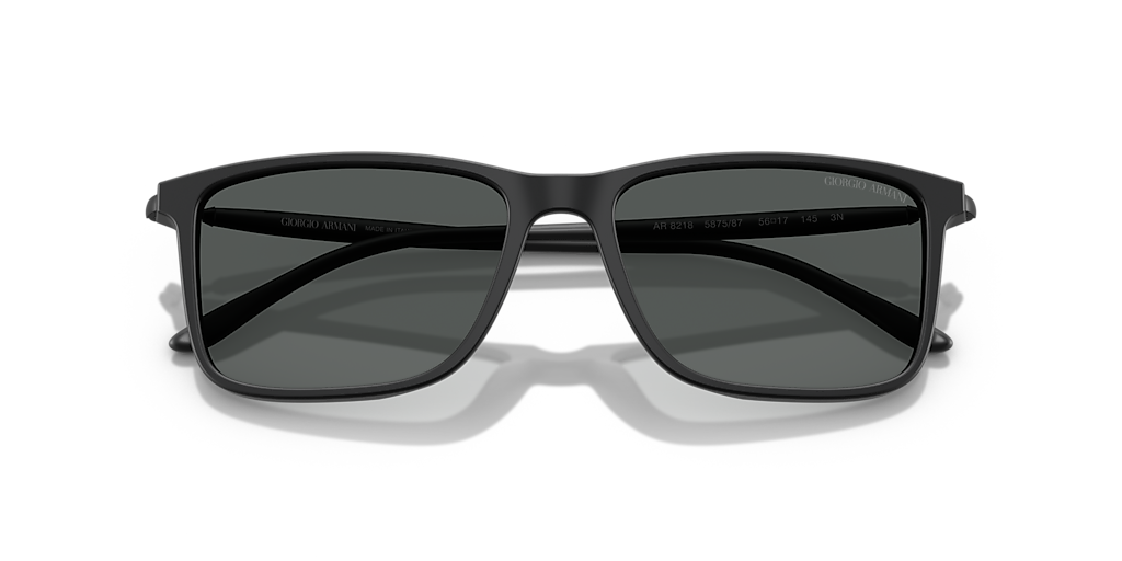 Giorgio Armani AR8218 XXL (56 - 17) with Grey lenses and Black