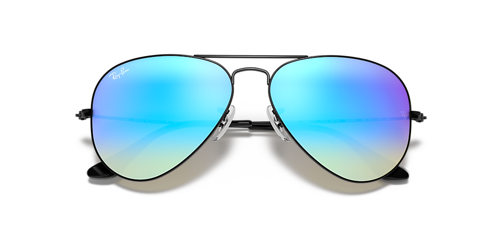 Ray-Ban Aviator Flash Lenses Gradient XXL (62 - 14) with Blue