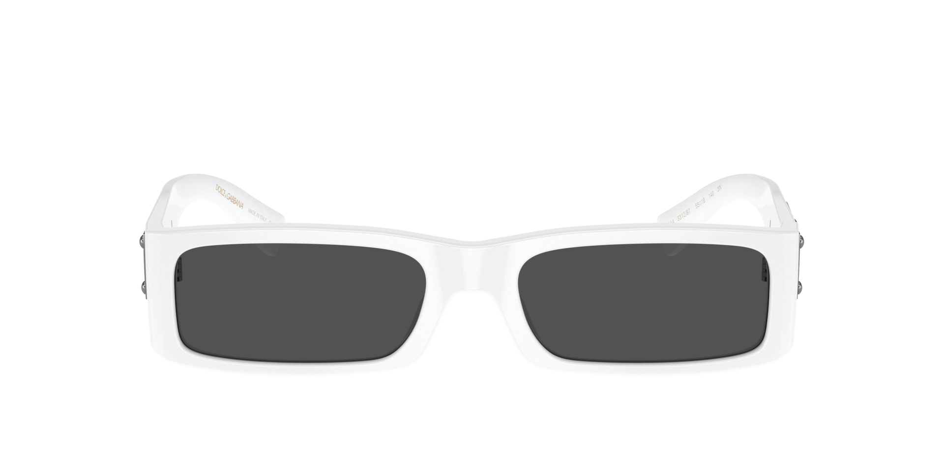 Dolce&Gabbana DG4444 M (55 - 18) with Grey lenses and White frame