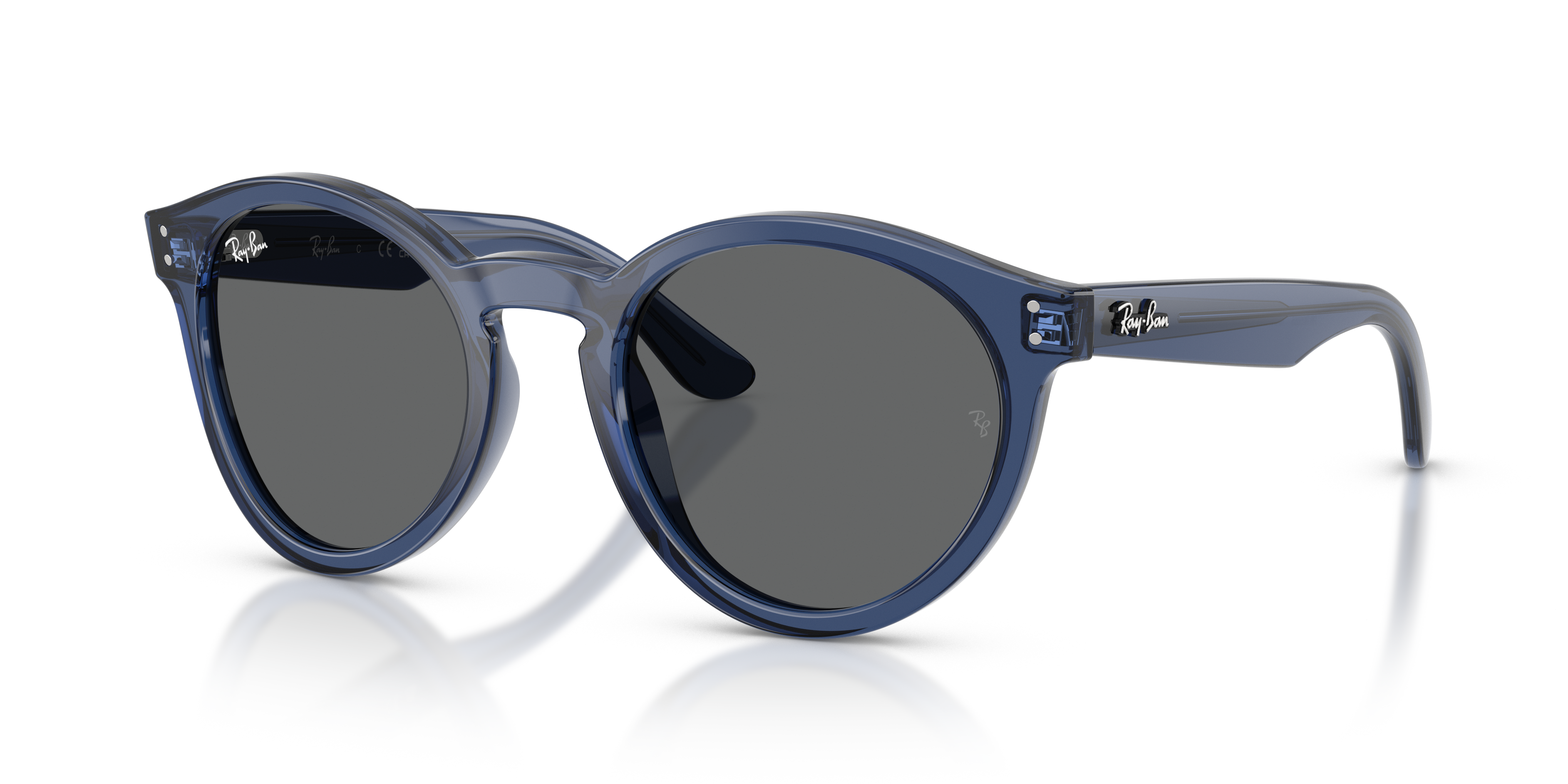 Ray-Ban 2180 Reverse M (52 - 22) with Grey lenses and Blue frame