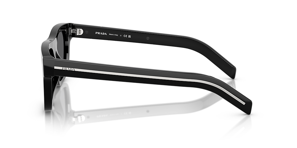 Prada PR B12S L (55 - 19) with Grey lenses and Black frame