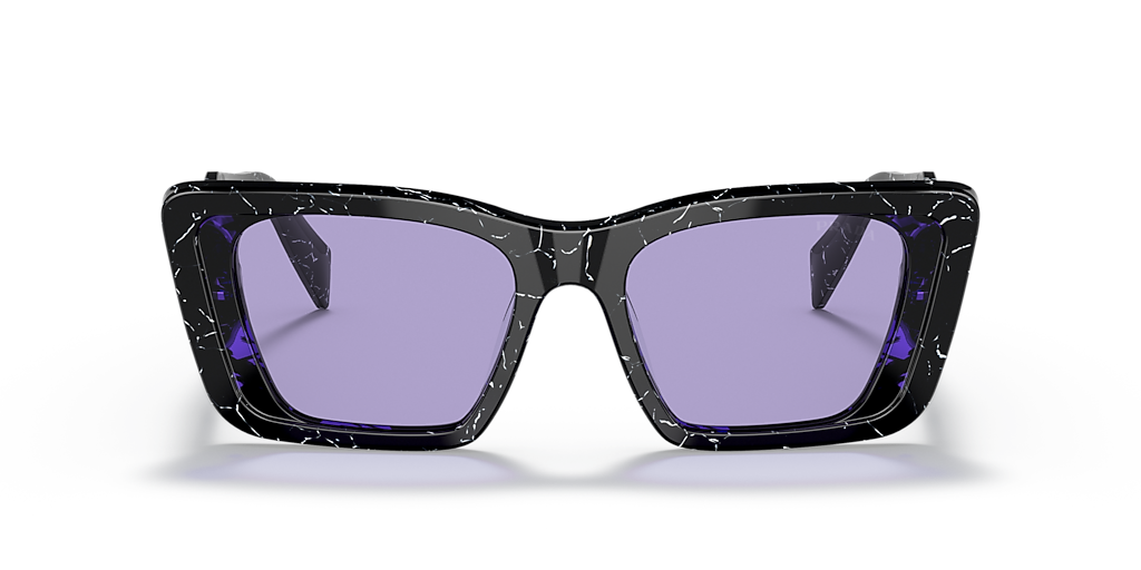 PRADA - view.s Prada PR 08YS XS (51 - 18) with Violet lenses and Tortoise frame