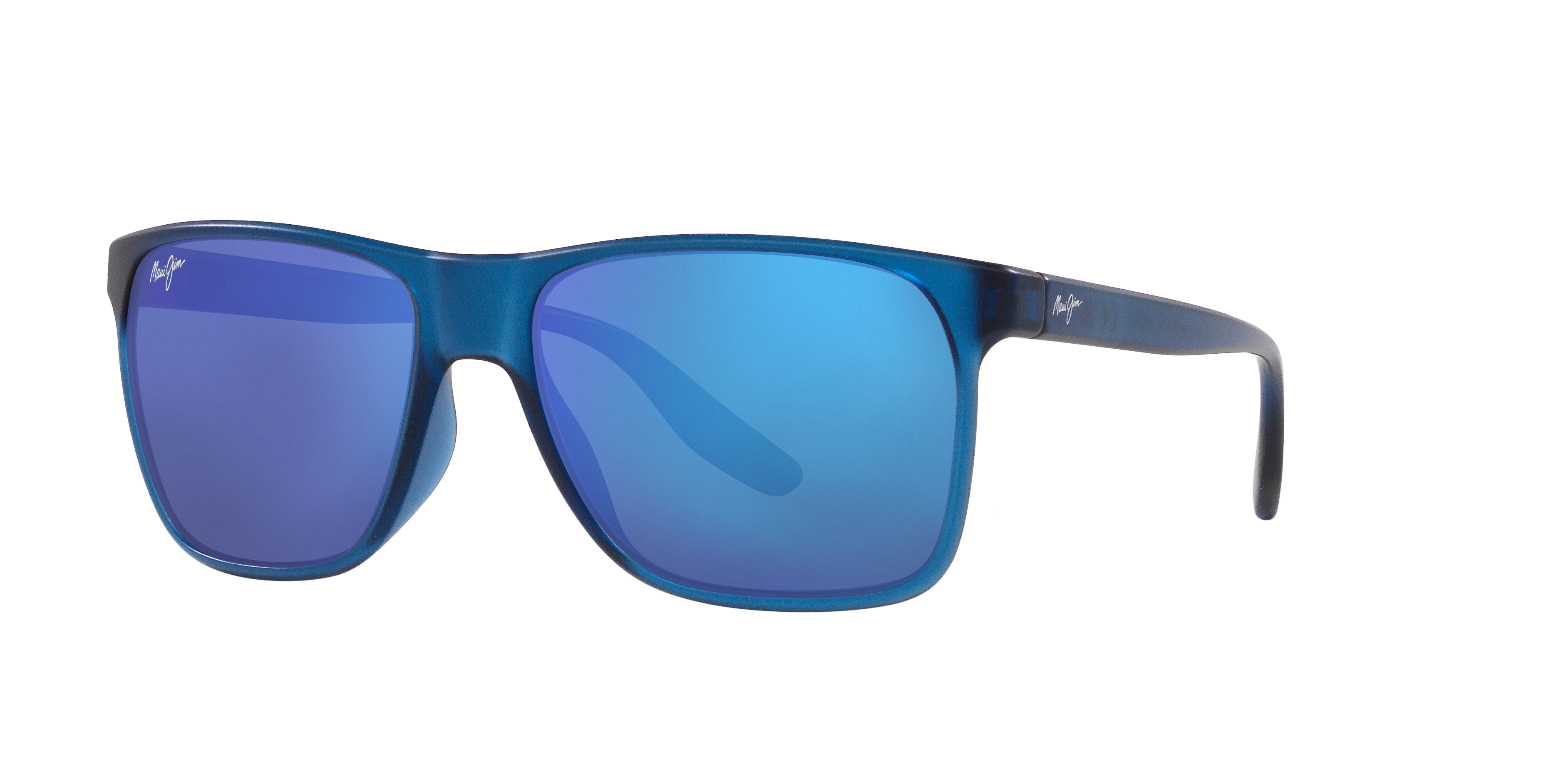Maui Jim Man Sunglass Pailolo -  Frame color: Blue, Lens color: Blue Hawaii Mirror Polarized