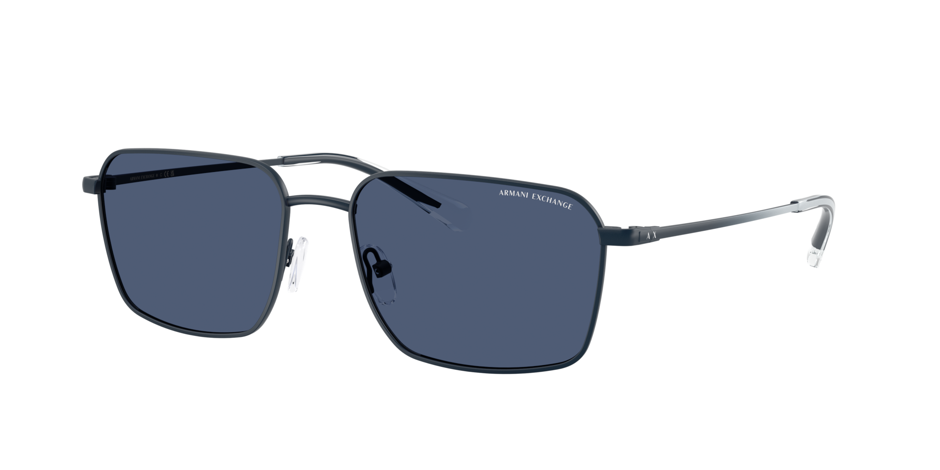 Armani Exchange AX2053S L (57 - 17) with Blue lenses and Blue