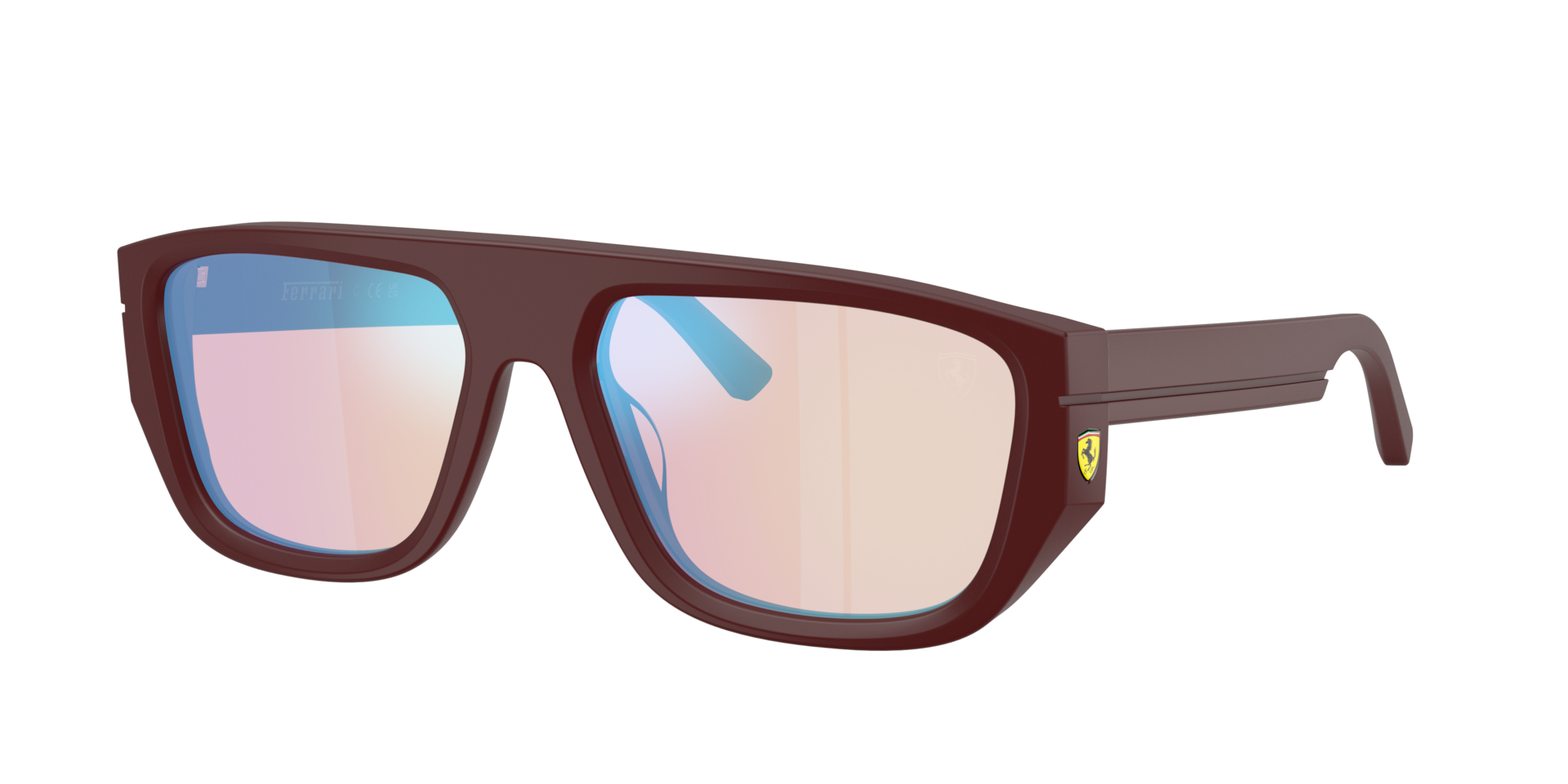 Ferrari Scuderia Red/Pink Fz6036u 775/Ma Man Sunglasses Acetate Pillow Normal Mirro - Image 2