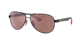 Ray-Ban RB3183 M (63 - 15) with Green lenses and Black frame