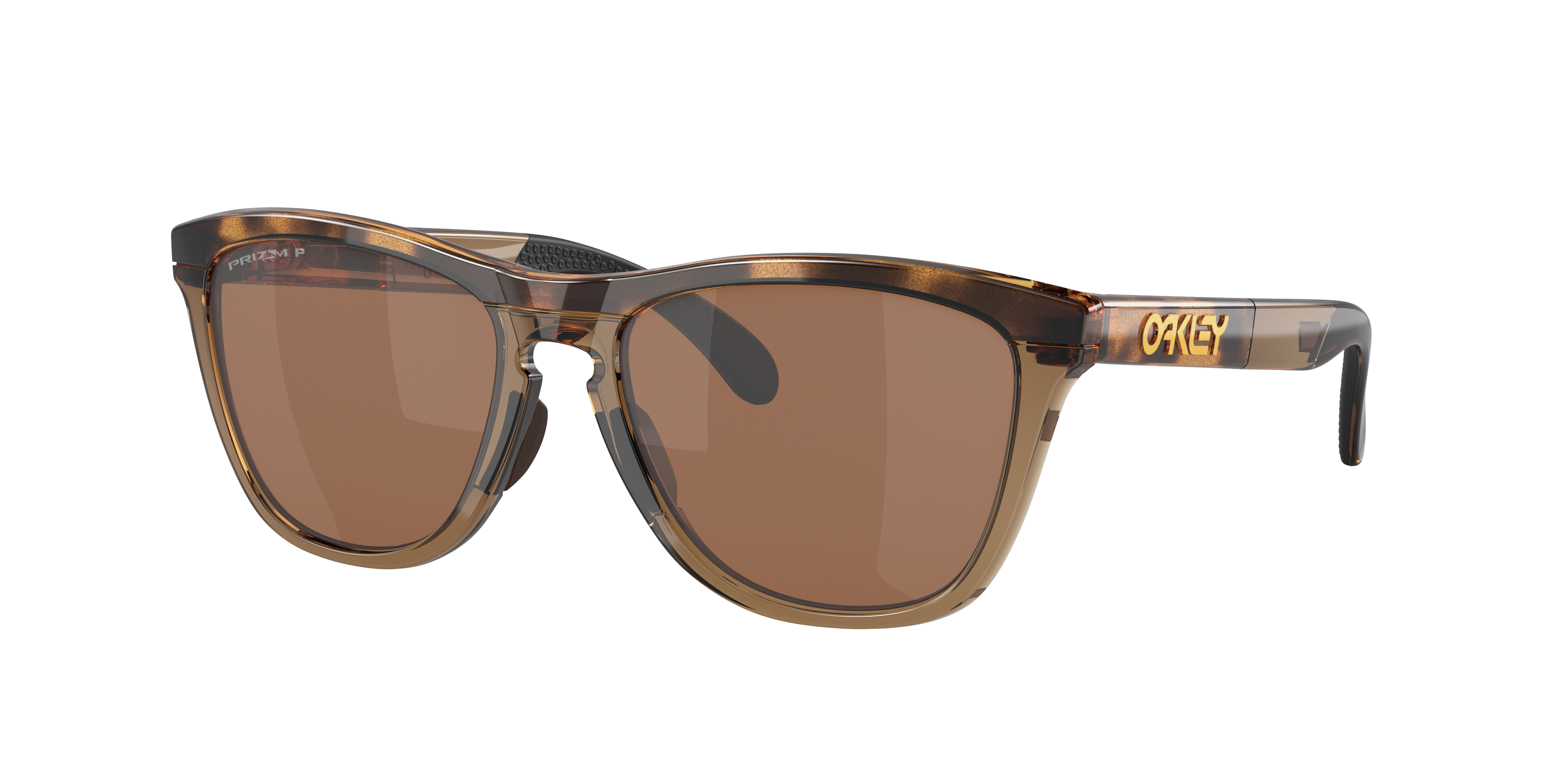 Oakley Man Sunglass Frogskins™ Range -  Frame color: Brown Tortoise/Brown Smoke, Lens color: Prizm Tungsten Polarized