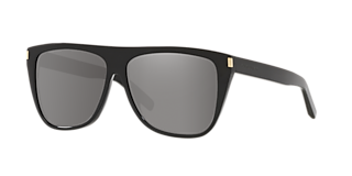 Saint Laurent SL 746 XXS (48 - 23) with Black lenses and Black